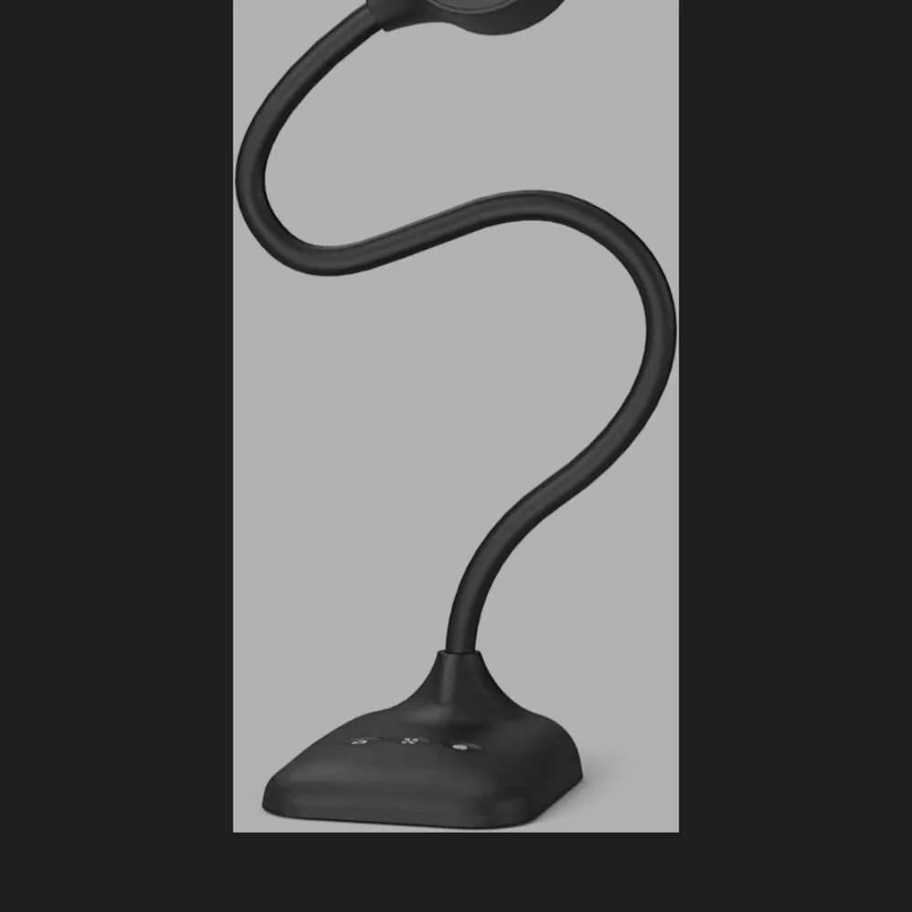 Black Document Camera with Flexible Neck